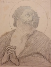 Рисунок отца Петра «Апостол Петр»