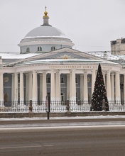 Храм во имя Троицы Живоначальной при Странноприимном доме графов Шереметевых, где диакон Александр Покровский служил более 35 лет <br>Ист.: bolshoevoznesenie.ru