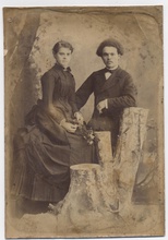 Капитон и Екатерина Троицкие. Ок. 1887