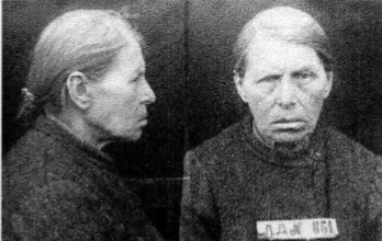 Монахиня Нина (Кокина). Фотоиз архивного следственного дела <br>Ист.: За Христа пострадавшие : Гонения на Русскую Православную Церковь ... Кн. 11. С. 819