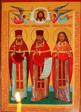 Священномученики Николай (Поддьяков), Прокопий (Попов) и Виктор (Усов)<br>Ист.: fond.ru