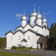 Церковь свв. великомучеников Бориса и Глеба, настоятелем которой до 1933-го был протоиерей Михаил Борисов. Новгород, 2014<br>Ист.: Приходское духовенство Новгородской епархии во второй половине XIX в. ...С. 29