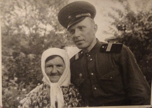 Александра Александровна с внуком Светом Владимировичем