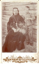 Священник Петр Булгаков c сыном