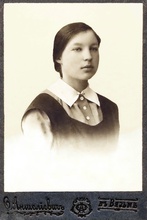Дочь отца Александра Антонина Александровна Павлова. Вязьма (из семейного архива Л. Д. Вишнева)
