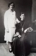 Иерей Николай с Галиной Леонидовной. 1928