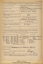 Анкета арестованного из следственного дела № 49395 (2-я стр.). 1937.<br>Ист.: blagoistr.ru