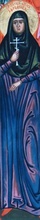 Преподобномученица Анна (Ефремова). <br><i>Фрагмент иконы храма св. Новомучеников и Исповедников Российских в Бутове</i>
