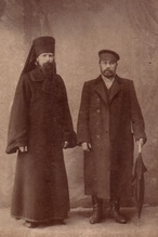 Монах Алексий (Разумеев) с отцом. Тихвин