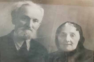 Отец Сергий Турбин с супругой. Фото из семейного архива Н. М. Морозовой