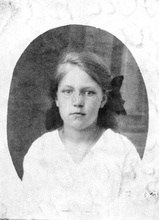 Младшая дочь Беляевых Екатерина. 1920-е