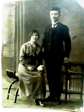 Николай и Анна Ломоносовы. 1916<br>Фото из семейного архива Галины Чигиревой