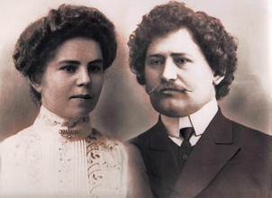 Гирские Андроник Федорович и Сосанна Ивановна. Ок. 1910 (фото из семейного архива)