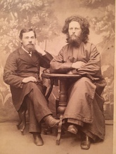 Отец Иоанн Редькин (справа). Кон. XIX – нач. XX в.