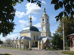 Церковь Пресвятой Троицы на Репне, где в конце XVIII в. служил священник Михаил Дроздов. Коломна. Ист.: церкви-коломны.рф