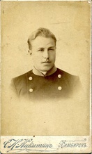 Семинарист 2-го класса Михаил Бабушкин. Симбирск. 1896/1897
