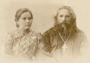 Свящ. Петр Олерский с супругой Марфой Ефимовной
