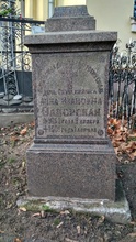 Памятник на могиле Анны Фаворской, дочери отца Иоанна