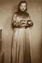 Священник храма святителя Николая в Кленниках Сергий Мечёв. 1923.<br>Ист.: «Друг друга тяготы носите…»