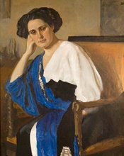 В.А. Серов. Портрет Е.А. Балиной. 1911. Нижегородский государственный художественный музей