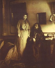 Протоиерей Николай Арсеньев с супругой Христиной Сергеевной.
Ист.: Коллекция ПСТГУ