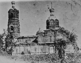 Ильинская церковь (каменная), с. Даниловичи, 1910 г.<br>Ист.: sobory.ru