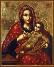 Козельщанская икона Божией Матери, свидетелем чуда от которой в 1885 был отец Никанор Малиновский. <br> Ист.: azbyka.ru